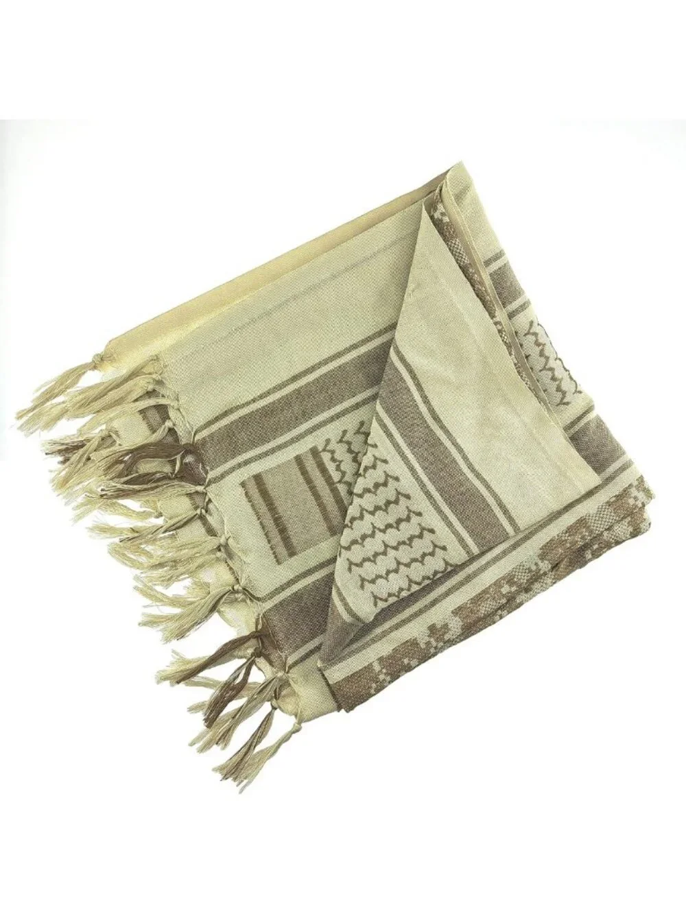Tactical Desert Shemagh Scarf | 100% Cotton Keffiyeh Wrap for Men & Women